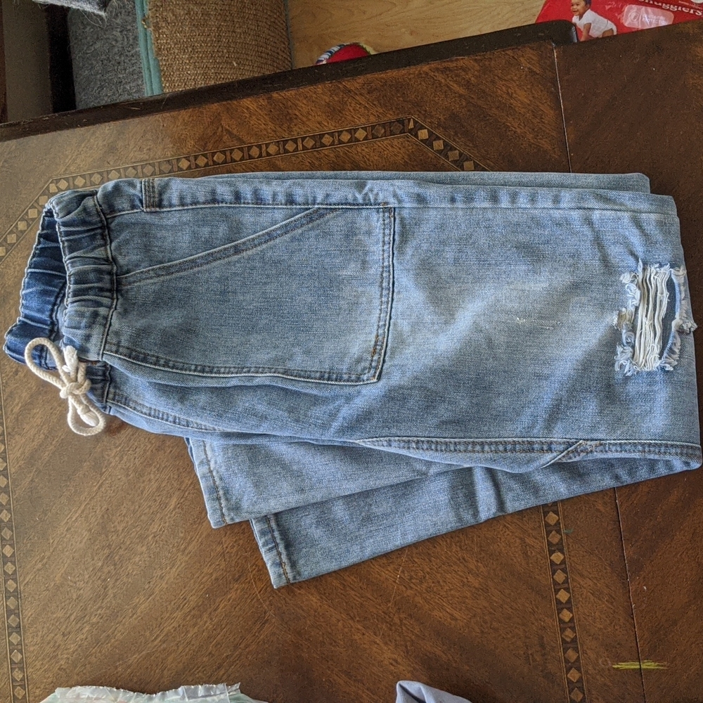 Mustard Seed - tie waist - blue jeans